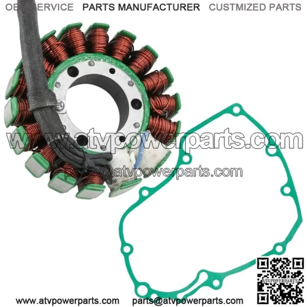 Stator & Left Crankcase Gasket for Honda TRX450ER 2006 2007 2008 2009 12 13 14 (For: Honda) - Image 3