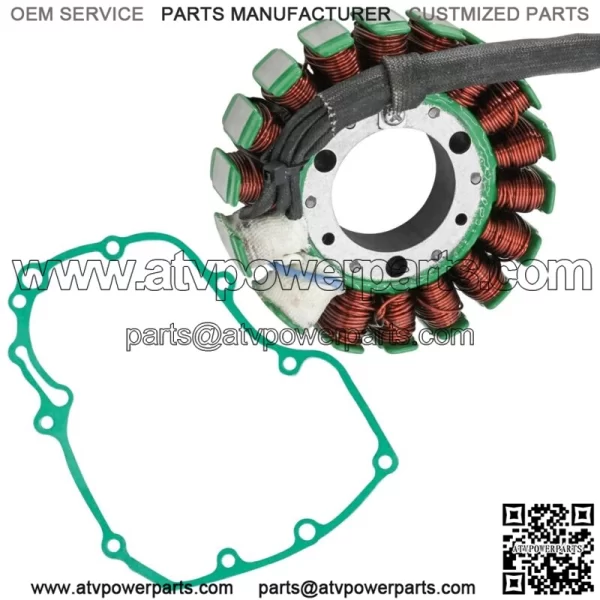 Stator & Left Crankcase Gasket for Honda TRX450ER 2006 2007 2008 2009 12 13 14 (For: Honda) - Image 5