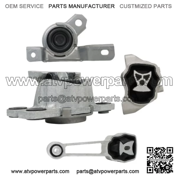 For 07-16 Volvo S60 S80 V70 XC60 Motor, Trans & Torque Strut Mount 4PCS - Image 2