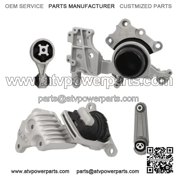 For 2014-2016 Nissan Rogue 2.5L Engine - Auto Transmission 4pc Motor Mount Kit