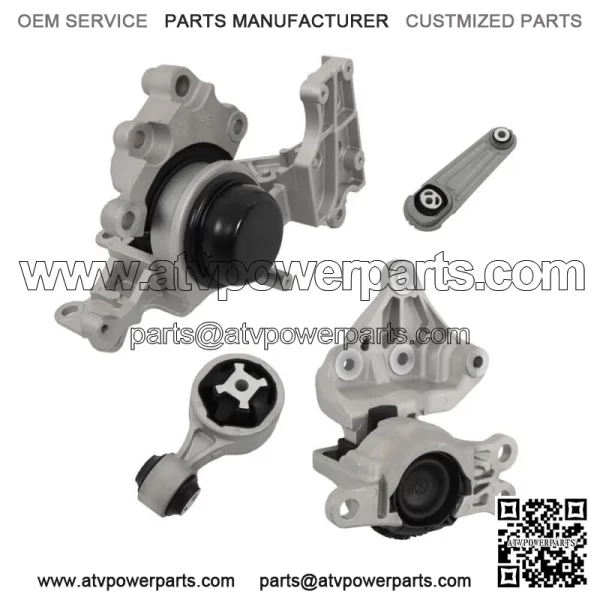 For 2014-2016 Nissan Rogue 2.5L Engine - Auto Transmission 4pc Motor Mount Kit - Image 4