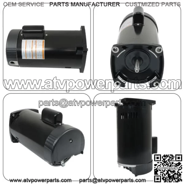 2 HP 3450 RPM 56Y Frame 230V Square Flange Pool Motor Century # B2855 - Image 3