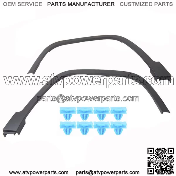2Pcs Front Left & Right Fender Flares Set For Jeep Cherokee 2014-2017 CH1291111 - Image 2