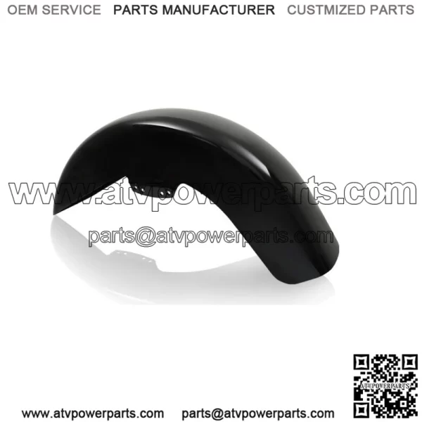 Vivid Black Front Fender For Touring Touring Street Road Glide 14-23