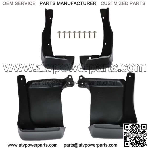 For 2013-2015 Honda Accord Mud Flaps Guards Splash Protectors Front Rear 4Pcs - Image 2