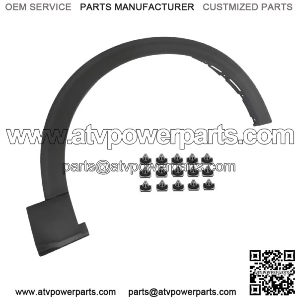 Front Right Fender Flares For 2020-2021 Ford Explorer LB5Z16039AA Black - Image 2