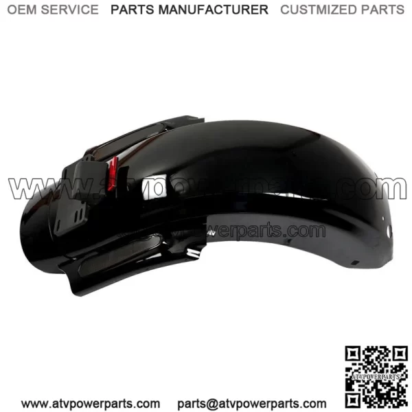 For 2009-2013 Touring Road King Street Glide CVO Style Rear Fender System W/LED - Image 2