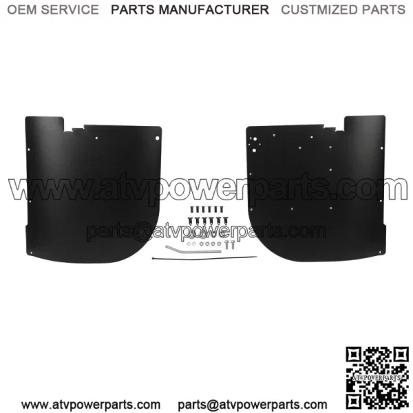 Rear Wheel Inner Liner Mud Guards Fenders For 13-17 Polaris Ranger XP900 XP1000