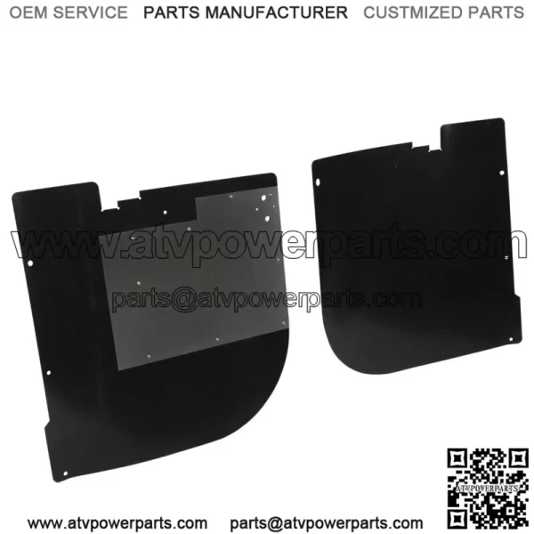 Rear Wheel Inner Liner Mud Guards Fenders For 13-17 Polaris Ranger XP900 XP1000 - Image 3