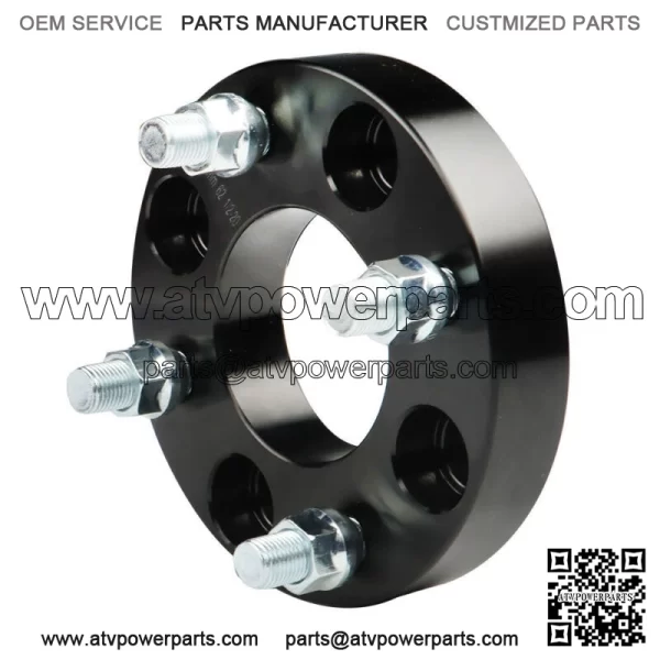 4pcs 1 inch 4x4 Black ATV Wheel Spacers Fit for EZ GO EZGO Club Car Golf Cart - Image 2