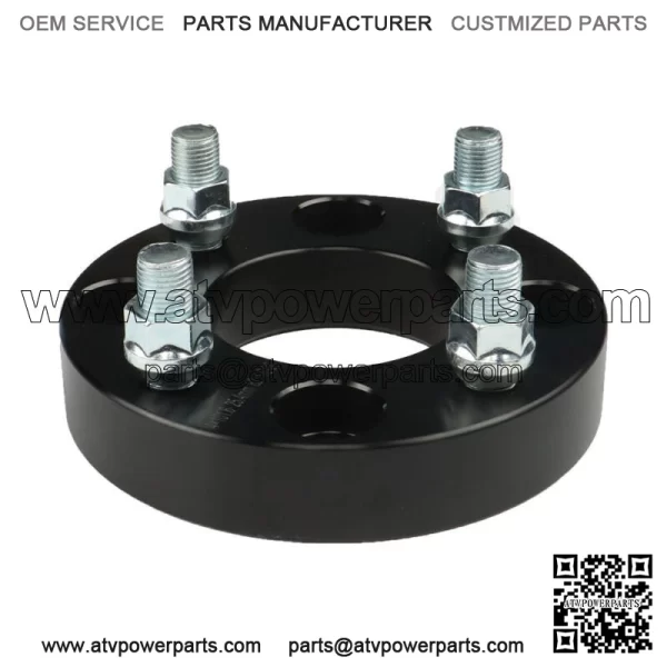 4pcs 1 inch 4x4 Black ATV Wheel Spacers Fit for EZ GO EZGO Club Car Golf Cart - Image 4