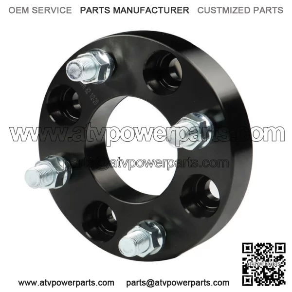 4pcs 1 inch 4x4 Black ATV Wheel Spacers Fit for EZ GO EZGO Club Car Golf Cart - Image 5