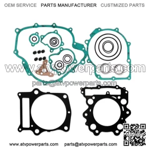 Complete Gasket Kit For Yamaha Grizzly Rhino 660 ATV UTV Engine Top Bottom End (Fits: Yamaha Rhino 660)