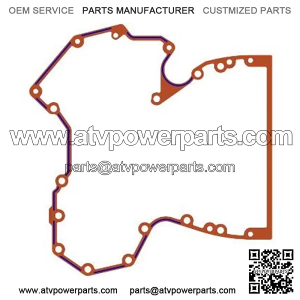 Engine Timing Gear Cover Gasket - Image 2