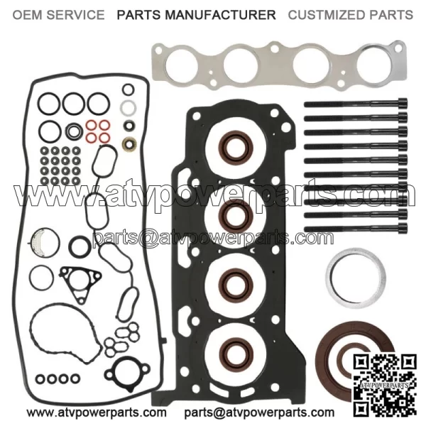 Head Gasket With Bolts Set For 2010-2015 Toyota Prius V Lexus CT200h 1.8L 2ZRFXE