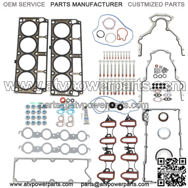 For 2004-2007 Chevy Tahoe 2004-2006 GMC Yukon 4.8L Full Gasket set & Head Bolts