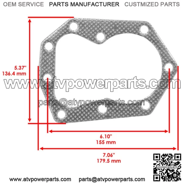 Cylinder Head Gasket For Kohler K241 K301 K321 M10 M12  M14 / 47 041 15-S - Image 2