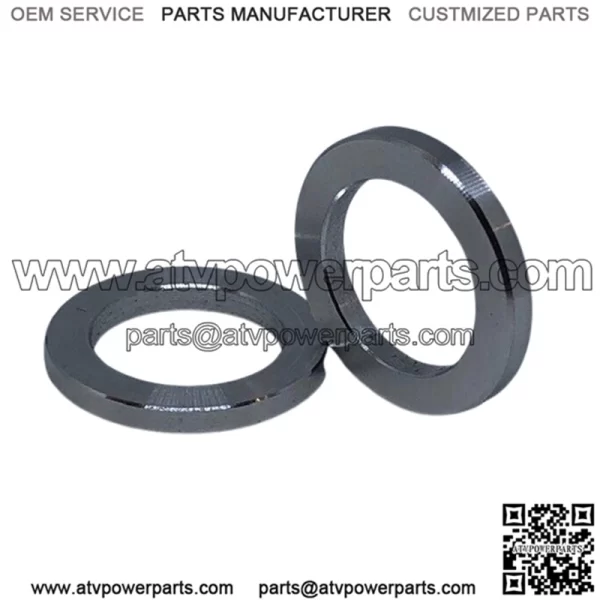 25MM ID x 1/8" Long Aluminum Harley Motorcycle Wheel Axle Spacer - Pair