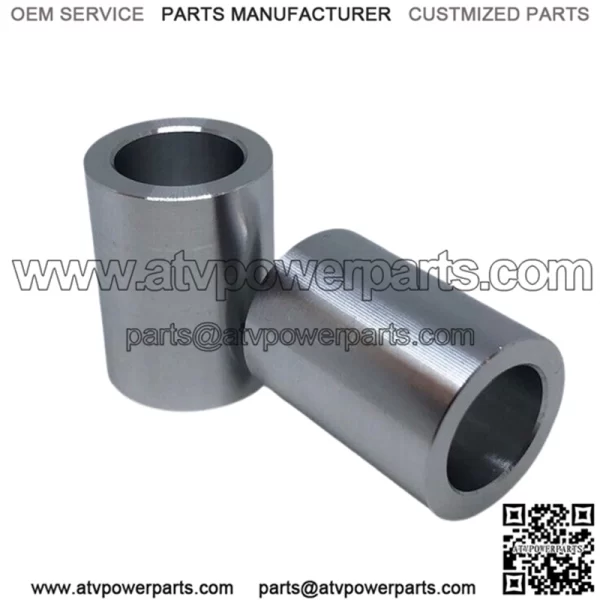 1.0" ID x 1 1/2" Long Aluminum Harley Motorcycle Wheel Axle Spacer - PAIR