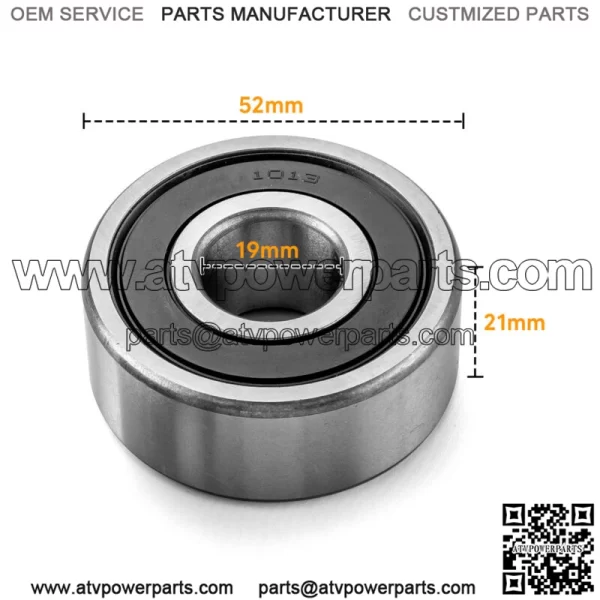 3/4" Sealed Wheel Bearing + Reducers 1" to 3/4" Axle Spacers For Harley Big Twin - Image 2