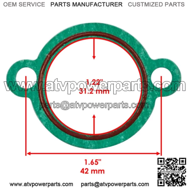 Tensioner Gasket for Yamaha Raptor 700 YFM700R YFM 700R 2006-2017 (For: Yamaha Raptor 700) - Image 2