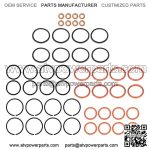 Diesel Fuel Injector O-Ring Seals 8 Set For 1994-2003 Ford 7.3L Powerstroke