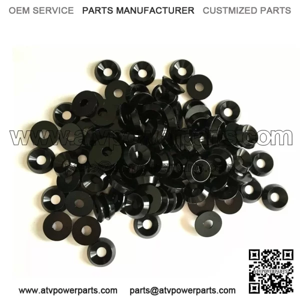 M6 x 18mm CSK Countersunk Washer Brand New BLACK Kart Parts