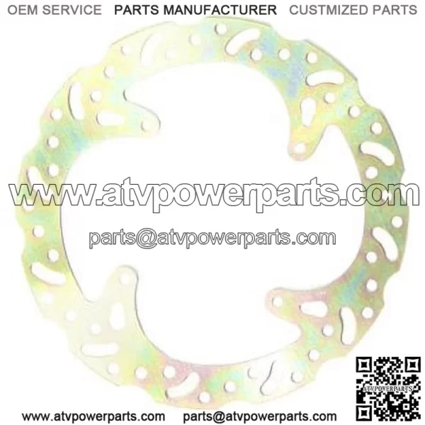 MD6001C - Front Left Stainless Steel Brake Rotor with Contoured Profile