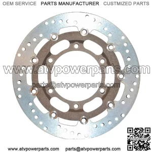 MD646RS Motorcycle Motorbike Front Right Brake Disc Silver - 296mm