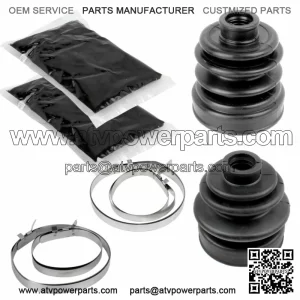 Rear Axle Inner Outer CV Boot Kit for Yamaha Rhino 660 YXR660F 4WD 2005-2007 (For: 2006 Yamaha Rhino 660)