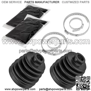 Rear Axle Inner And Outer CV Boot Kits for Polaris Sportsman 400 4X4 2001-2005
