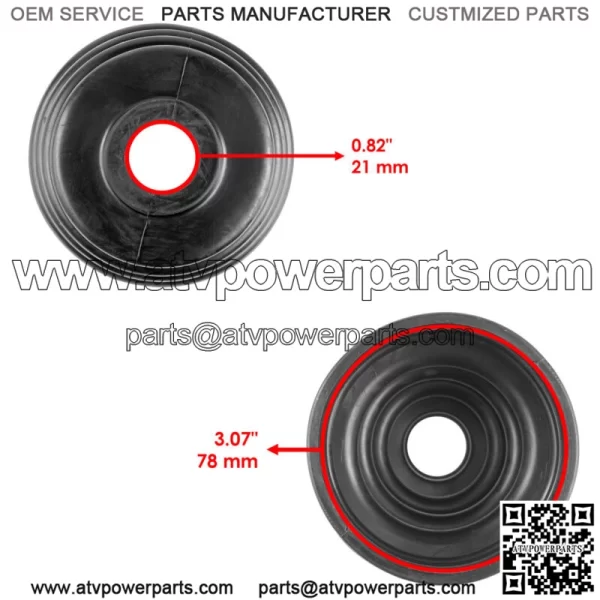 Rear Axle Inner And Outer CV Boot Kits for Polaris Sportsman 400 4X4 2001-2005 - Image 2