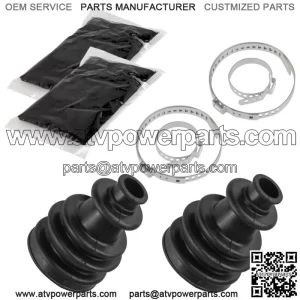 Front Right Left Axle CV Boot Kit for Polaris RZR S 800 EFI 2009-2013 2014