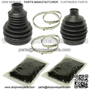 Rear Axle Outer Inner CV Boot Kit for Polaris Ranger XP 900 All 2013-2017