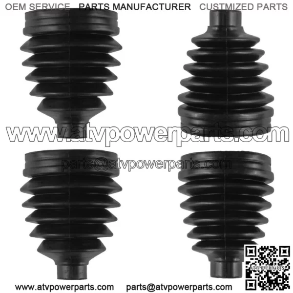 2 Rear Axle Outer Inner CV Boot Kit for Polaris RZR XP 900 2011 2012 2013 - Image 5