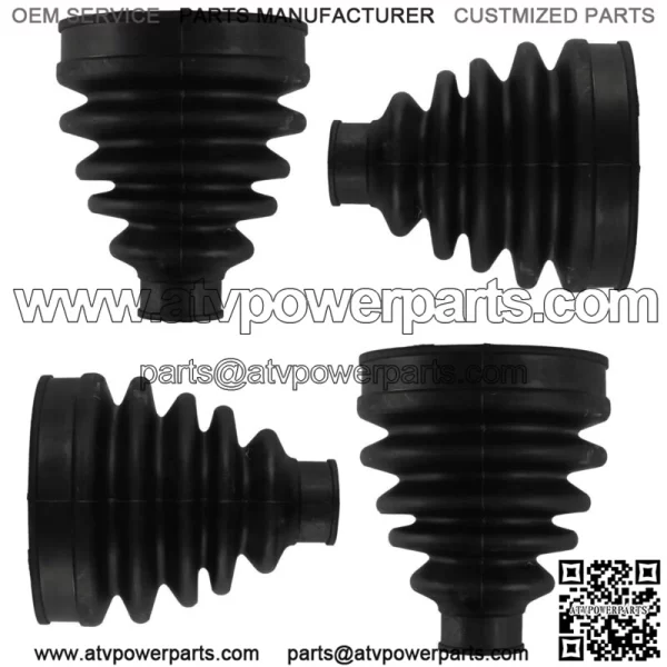 2 Rear Axle Outer Inner CV Boot Kit for Can-Am Maverick 1000R 4X4 2013-2017 - Image 4