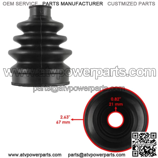 Front Axle Inner CV Boot Kit for Can-Am Defender 1000 / Defender Max 1000 17-19 - Image 2