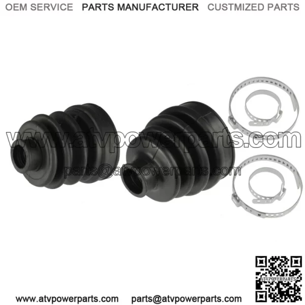 Rear Axle Outer And Inner CV Boot Kit for Yamaha Rhino 700 YXR700F Fi 2008-13(For: Yamaha Rhino 700)