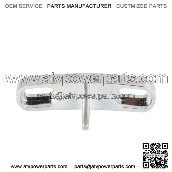For SB Chevy 305 327 350 SBC Polished  Billet Aluminum Timing Tab Chain Cover - Image 2