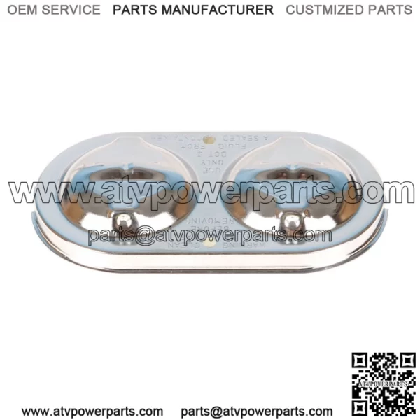 For 1967-1982 Chevrolet Corvette Master Cylinder Cover Chrome w/ Bails & Gaskets - Image 3