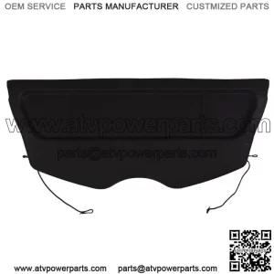 Rear Trunk Cargo Cover Protector for 2013-2017 Nissan Leaf 79910-3NL1B Black