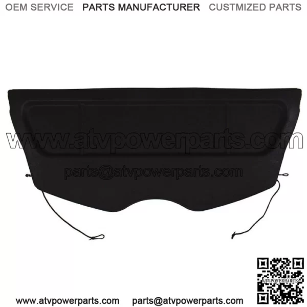 Rear Trunk Cargo Cover Protector for 2013-2017 Nissan Leaf 79910-3NL1B Black