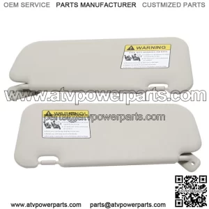 For Mazda3 2010 2011 2012 2013 Sun Visor Driver & Passenger Side Gray Pair