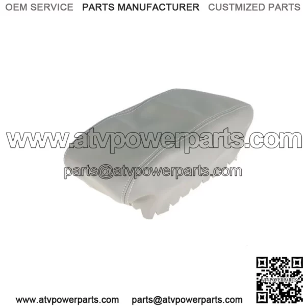 Center Console Lid Armrest Cover Protector For Jeep Grand Cherokee 11-19 Gray