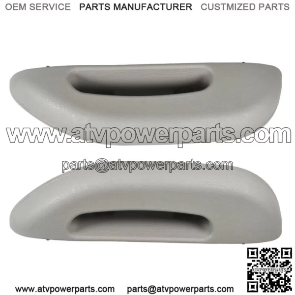Front Left+Right Pair Inner Door Armrest Handle Cover For Chevy GMC 96 1997-2002
