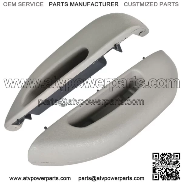 Front Left+Right Pair Inner Door Armrest Handle Cover For Chevy GMC 96 1997-2002 - Image 3