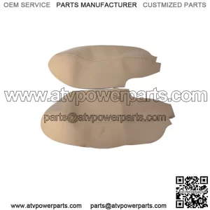 2*Beige Door Panel Armrest Leather Synthetic Cover For Acura TSX 2009-2013 2014