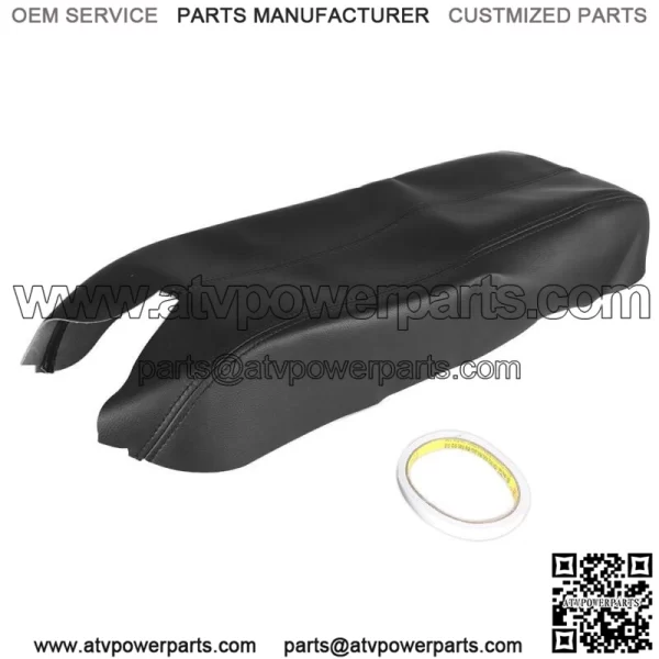Fit For 2007-11 12 Acura RDX Front Center Console Lid Armrest Cover Skin Black - Image 3