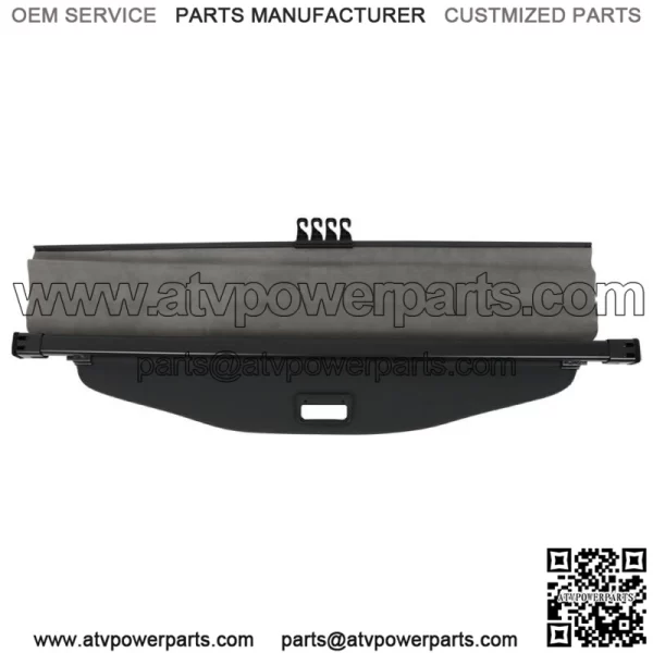 Black Retractable Cargo Cover Trunk Shield Privacy Shade For 18-20 Chevy Equinox - Image 2