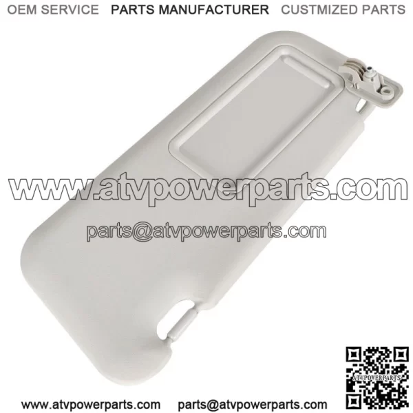 For 2010-2013 Mazda 3 Hatchback Grey Left Driver Side Sunvisor Bbm2-69-320c-75 - Image 2